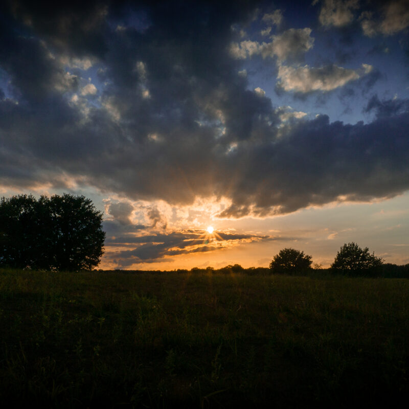 Sonnenuntergang  bei Egelsberg, Copyright Stephan Siemon
