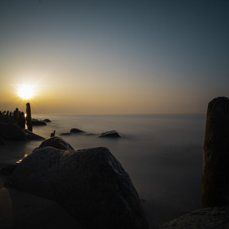 Sonnenuntergang am Strand, Copyright Stephan Siemon