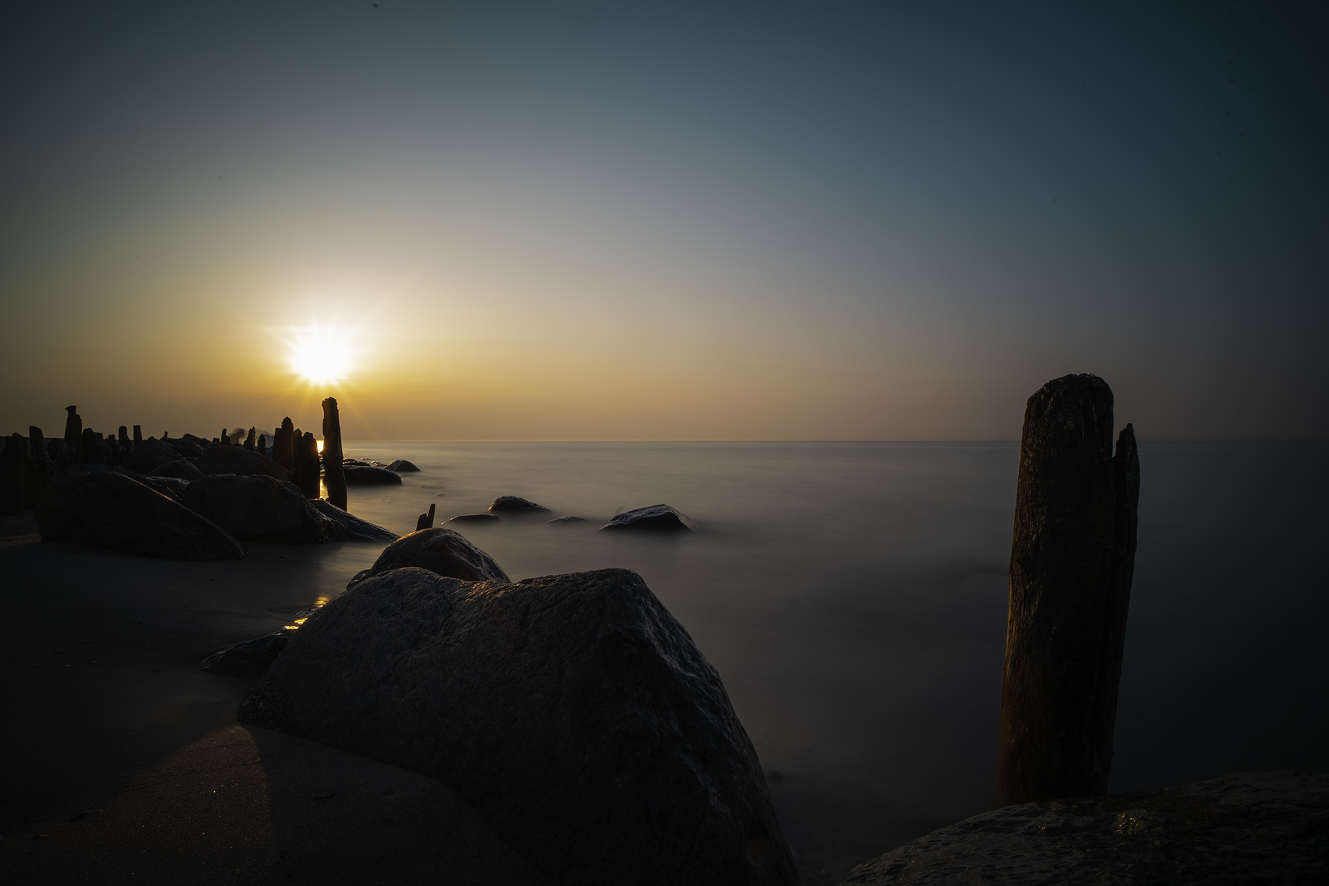 Sonnenuntergang am Strand, Copyright Stephan Siemon fotografiert von Stephan Siemon