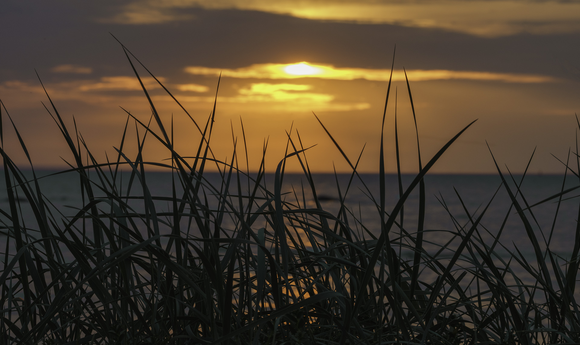 Sonnenuntergang am Strand, Copyright Stephan Siemon