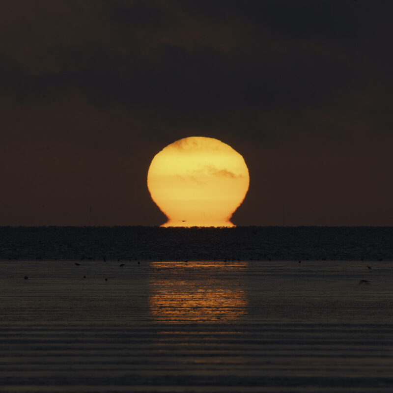 Sonnenuntergang im Wattenmeer, Copyright Stephan Siemon fotografiert von Stephan Siemon