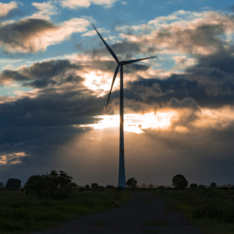 Windrad bei Lemwerder, Copyright Stephan Siemon