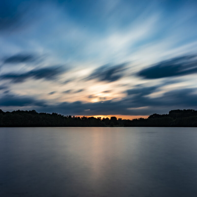 Sonnenuntergang am See Große Höhe, Copyright Stephan Siemon