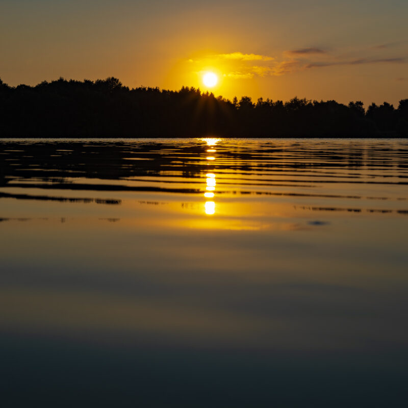 Sonnenuntergang am See, Copyright Stephan Siemon fotografiert von Stephan Siemon