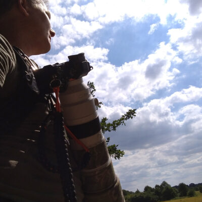 Trageweise Kamera beim Wandern