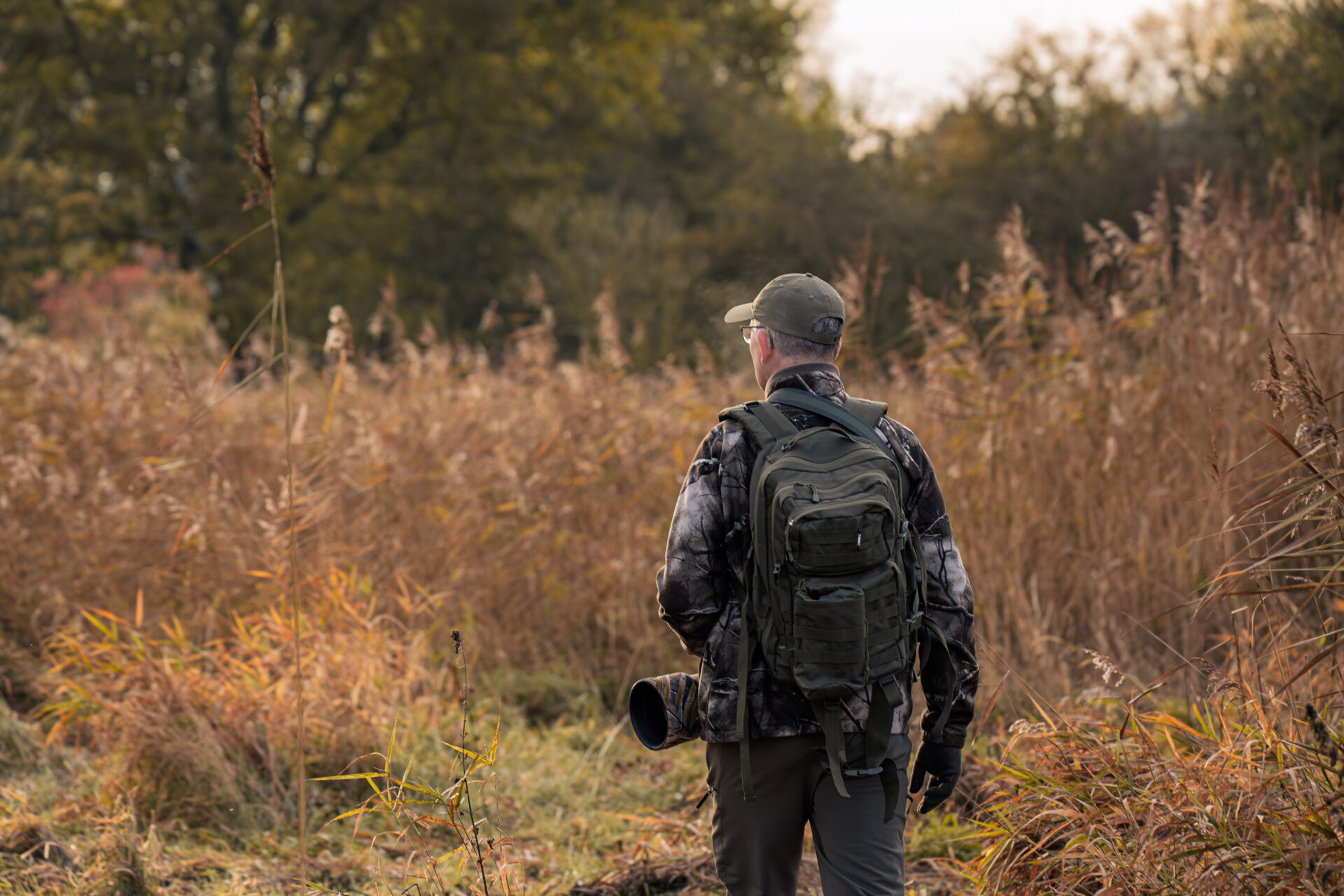 Beim Durchstreifen der Landschaft und Suchen nach möglichen Fotospots